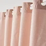Today Cortina de ducha UTILITY con diseño de gofres Rosa Poliéster 180 x 200 cm TOD3574641275532