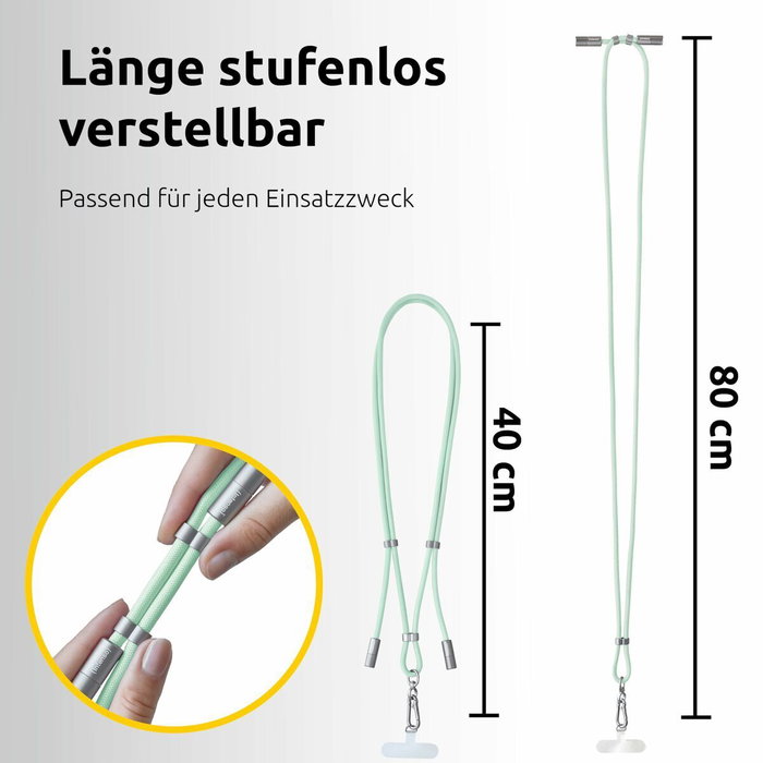 Intenso Cable USB-C a USB-C Lanyard Verde 1,65m 7991007