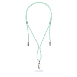 Intenso Cable USB-C a USB-C Nylon 1.65m 60W PD 3.0 Transferencia Datos 480Mbps Lanyard Ajustable con Clip, Color Verde