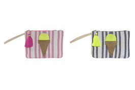 DKD Home Decor Neceser de Algodón Surtido de 2 Unidades
