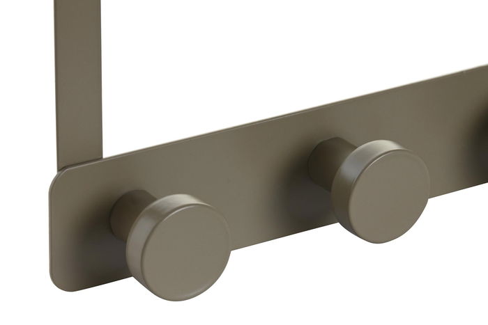 DKD Home Decor Perchero Basicos Melocoton Verde 7 x 20 x 33 cm (4 Unidades)