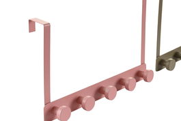 DKD Home Decor Perchero Basicos Melocoton Verde 7 x 20 x 33 cm (4 Unidades)