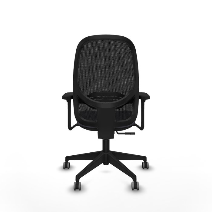 PIQUERAS Y CRESPO Silla de oficina Cilanco con mecanismo Sincro, Gris oscuro y Negro