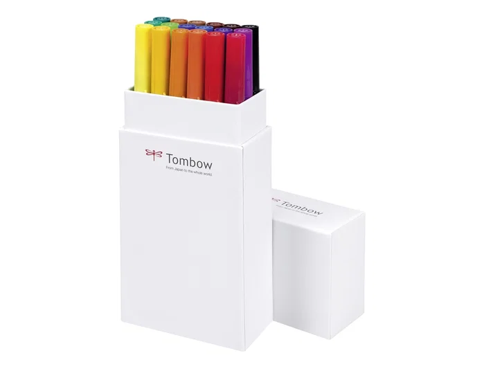 Tombow ABT Dual Brush Estuche de 18 Colores Primarios