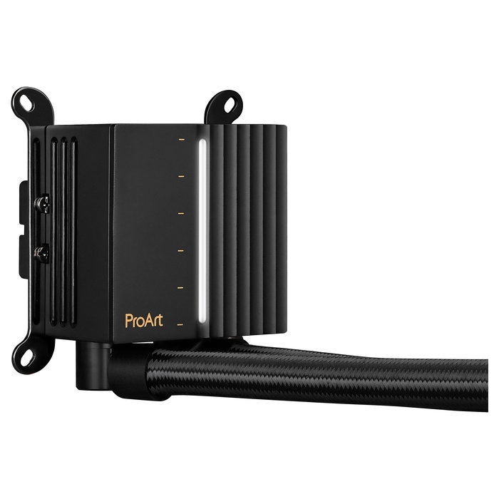 ASUS ProArt LC 240 - Kit de Refrigeración Líquida Todo en Uno (AIO) 240mm con 2 Ventiladores PWM de 120mm, Negro, Compatible con Intel LGA 1700/1200/115x y AMD AM5/AM4