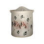 Aberto Design Cesta de fieltro crema 37x40 cm