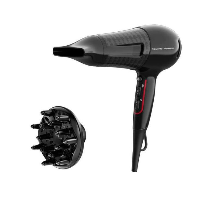 ROWENTA Secador de Pelo 2100W Profesional con Difusor, Alto Rendimiento para Todo Tipo de Cabello