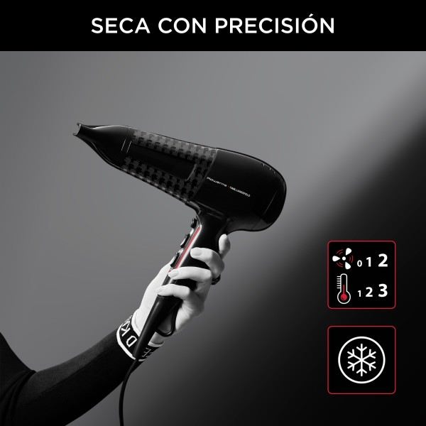 ROWENTA Secador de Pelo 2100W Profesional con Difusor, Alto Rendimiento para Todo Tipo de Cabello