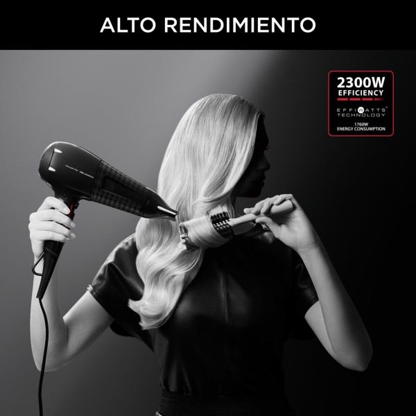 ROWENTA Secador de Pelo 2100W Profesional con Difusor, Alto Rendimiento para Todo Tipo de Cabello