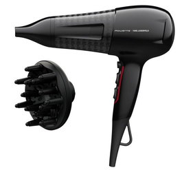 ROWENTA Secador de Pelo 2100W Profesional con Difusor, Alto Rendimiento para Todo Tipo de Cabello