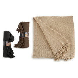 Gift Decor Manta con Flecos 250 x 1 x 225 cm