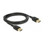 DeLOCK Cable DisplayPort 8K 60 Hz 2 m DP 1.4 Certificado 7680 x 4320 Negro - Ref. 85660