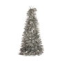 Krist+ Árbol Espumillón Mate Plata 27x45.5x27 cm (Set de 12)