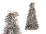 Krist+ Árbol Espumillón Mate Plata 27x45.5x27 cm (Set de 12)