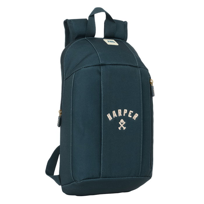 Safta Mini Mochila Harper & Neyer con Cremallera Vertical Safta Mini Mochila Harper & Neyer con Cremallera Vertical