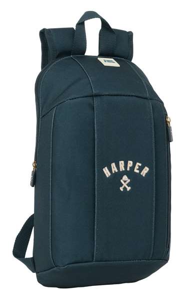Safta Mini Mochila Harper & Neyer con Cremallera Vertical Safta Mini Mochila Harper & Neyer con Cremallera Vertical