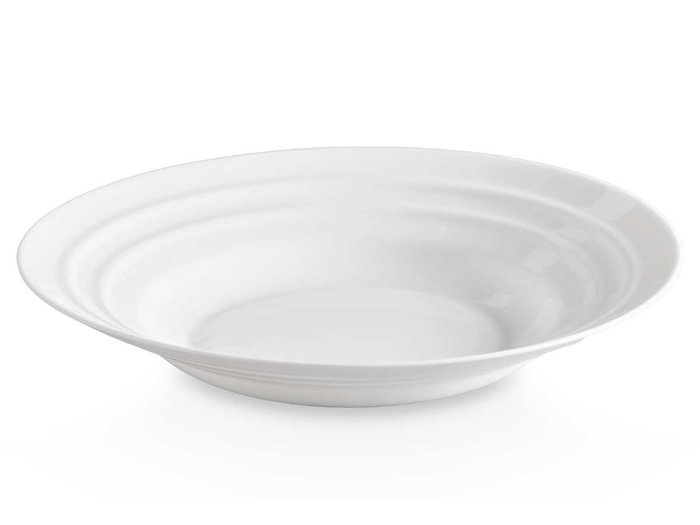 Vivalto Plato Hondo Ondas Opal Blanco 22 cm (Set de 24) Vivalto Plato Hondo Ondas Opal Blanco 22 cm (Set de 24)