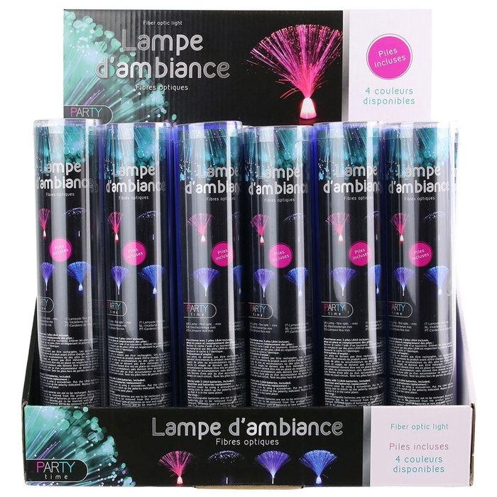 Party Time Lámpara Fibra Mini, Colores Surtidos