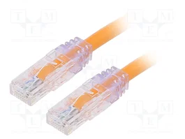 PANDUIT Patch cord U/UTP Cat 6a 1m Naranja