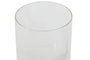 DKD Home Decor Set de 3 Botes de Borosilicato y Bambú