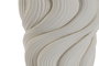 DKD Home Decor Jarrón Moderno Blanco Gres 14 x 14 x 19 cm