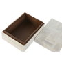 DKD Home Decor Set de Joyero 2 Piezas Mango y Hueso Rayas Natural