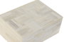 DKD Home Decor Joyero Colonial Crudo Mango Hueso 13 x 7.7 x 18 cm Set de 2