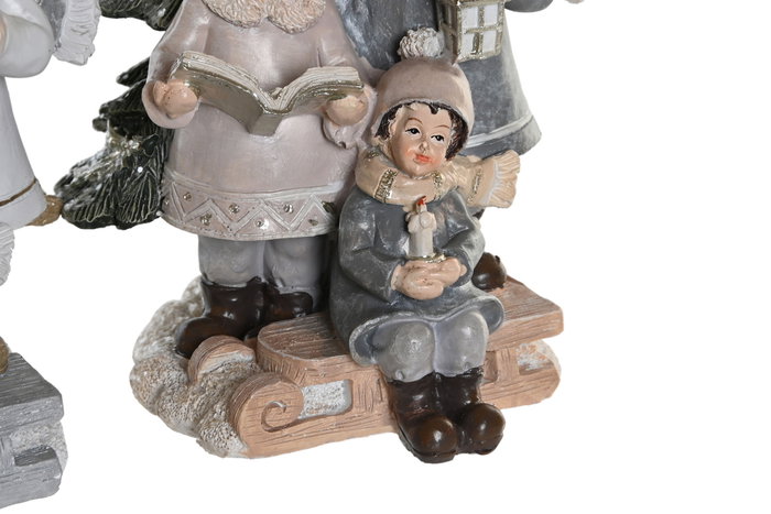 DKD Home Decor Figura Resina Niòos Surtido de 2 unidades multicolor DKD Home Decor Figura Resina Niòos Surtido de 2 unidades multicolor