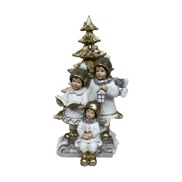 DKD Home Decor Figura Resina Niòos Surtido de 2 unidades multicolor DKD Home Decor Figura Resina Niòos Surtido de 2 unidades multicolor