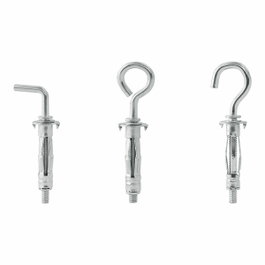 Rapid Taco de expansión metálico ø8 x 32 con tornillo ø4, 12 uds