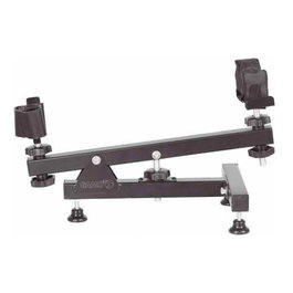 Gamo Banco de Tiro Ajustable y Portátil con Apoyo de Carabina, Ajustes Horizontal/Vertical, Construcción Metálica y Base Antideslizante