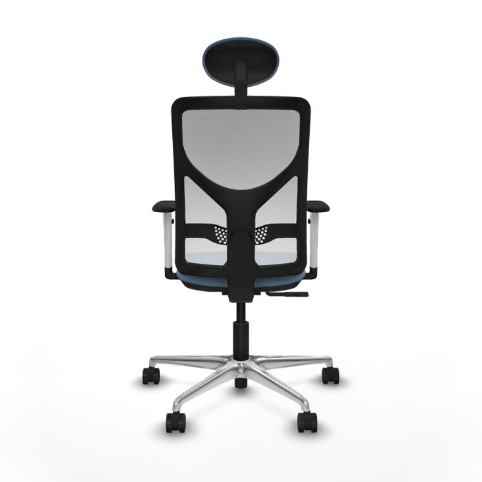 PIQUERAS Y CRESPO Silla de oficina Motilla con mecanismo Sincro, Azul cielo y Blanco PIQUERAS Y CRESPO Silla de oficina Motilla con mecanismo Sincro, Azul cielo y Blanco