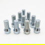 Omp OMPS09191202 Set 10 Tornillos Cabeza Corta M12x1.5 Hex 17 L:23mm Plata Din 10.9