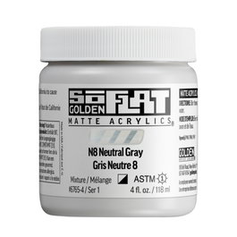 Golden SoFlat Acrílico N8 Gris Neutral 118 ml