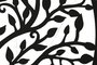 DKD Home Decor Decoración de pared LED Árbol Negro 99x99 cm