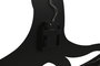 DKD Home Decor Decoración de pared LED Árbol Negro 99x99 cm