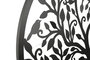 DKD Home Decor Decoración de pared LED Árbol Negro 99x99 cm
