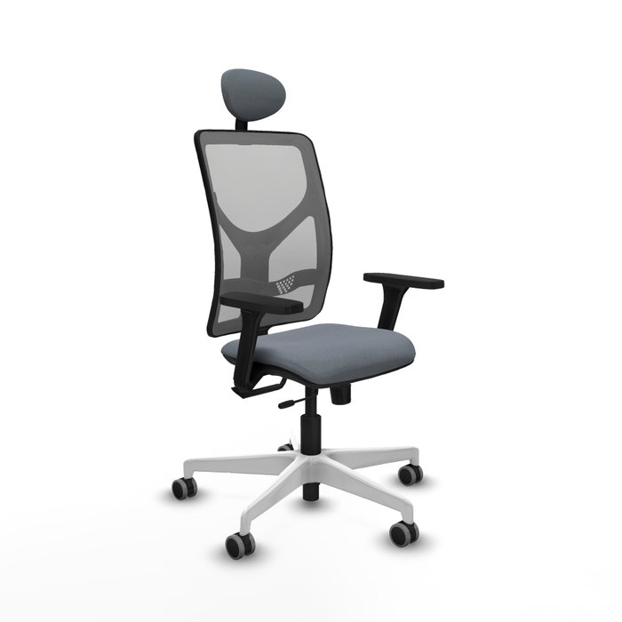 PIQUERAS Y CRESPO Silla de oficina Motilla Gris con mecanismo Sincro/Traslack PIQUERAS Y CRESPO Silla de oficina Motilla Gris con mecanismo Sincro/Traslack
