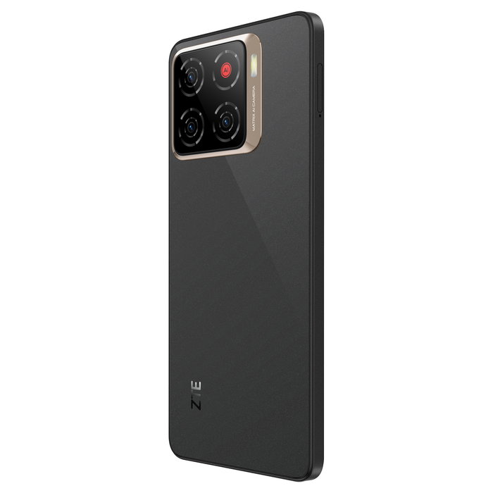 ZTE Blade A56 - Smartphone Android 15, Pantalla 6.75" HD+ 90Hz, 4GB RAM + 64GB, Triple Cámara 13MP, Batería 5000 mAh, Color Negro