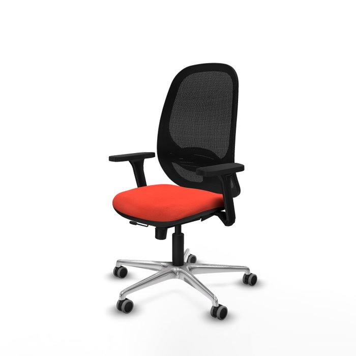 PIQUERAS Y CRESPO Silla de oficina Cilanco Naranja oscuro y Negro