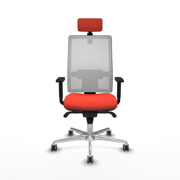 PIQUERAS Y CRESPO Silla de oficina Horna Naranja oscuro y Blanco PIQUERAS Y CRESPO Silla de oficina Horna Naranja oscuro y Blanco
