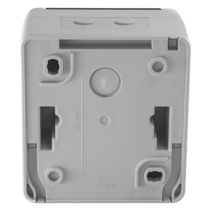 EQUIP Caja de distribución 2-Port Keystone sin blindaje outdoor gris EQUIP Caja de distribución 2-Port Keystone sin blindaje outdoor gris