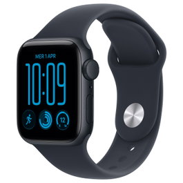 Apple Watch SE 3 40mm Midnight Aluminio con Correa Sport Azul Marino S/M