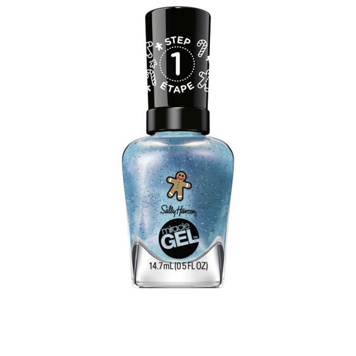 Sally Hansen Esmalte de Uñas Miracle Gel #910 Jack Frosted 14.7 ml - Colección Edición Limitada Galletas de Jengibre - Color Azul Sally Hansen Esmalte de Uñas Miracle Gel #910 Jack Frosted 14.7 ml - Colección Edición Limitada Galletas de Jengibre - Color Azul