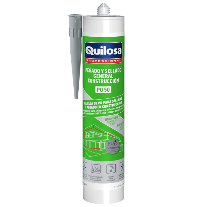 QUILOSA SINTEX POLIURETANO PU 50 Gris 300 ml QUILOSA SINTEX POLIURETANO PU 50 Gris 300 ml