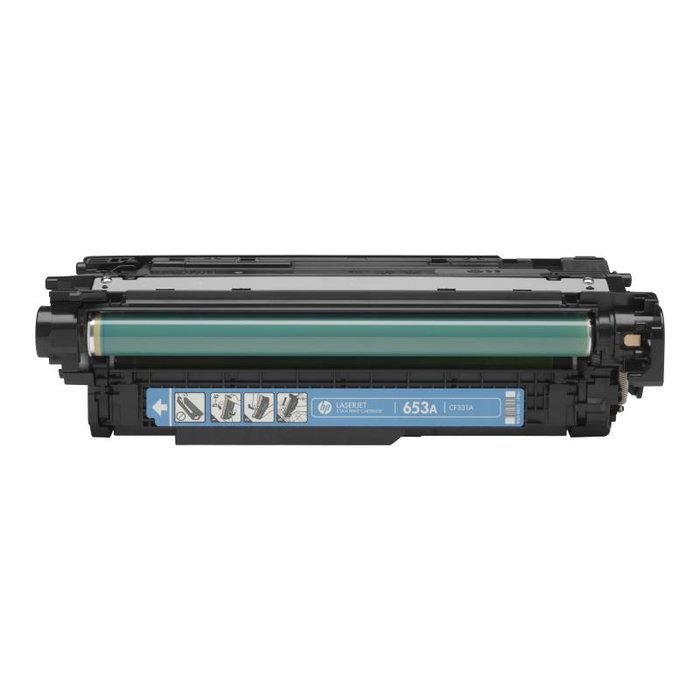 HP Cartucho de tóner 654A Cian (CF331A)