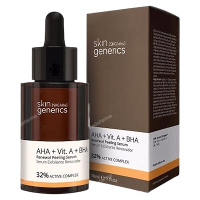 SKIN GENERICS AHA Vit A BHA 32 Renewal Peeling Serum 30 ml SKIN GENERICS AHA Vit A BHA 32 Renewal Peeling Serum 30 ml