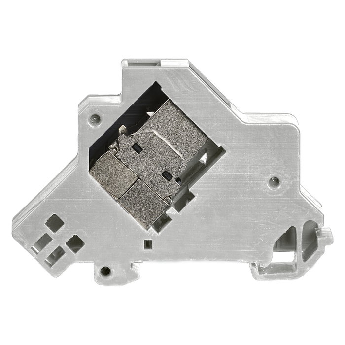EFB Elektronik Soporte de módulo Keystone de 1 puerto para riel DIN, plástico ET-25186.V3