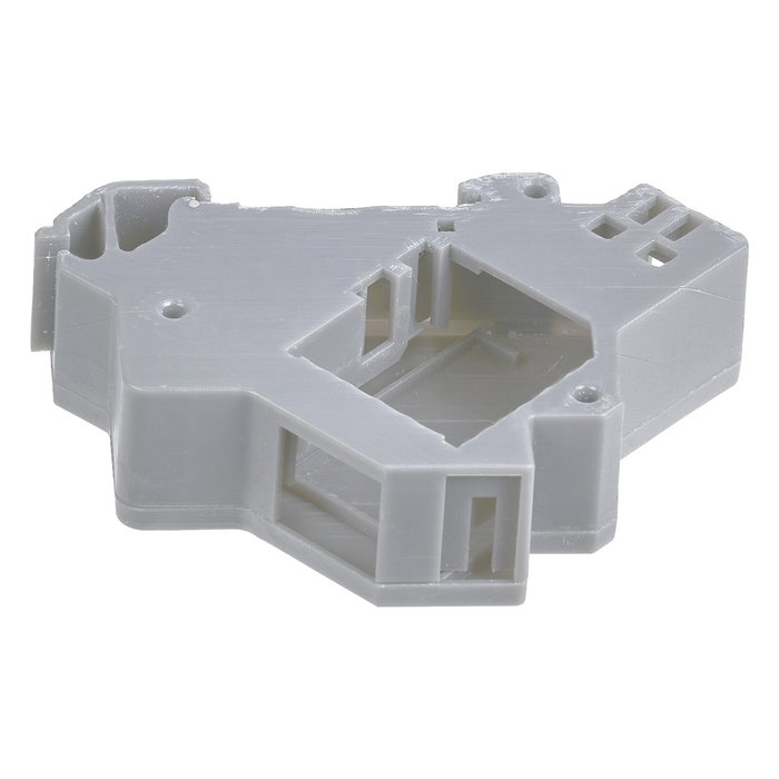 EFB Elektronik Soporte de módulo Keystone de 1 puerto para riel DIN, plástico ET-25186.V3