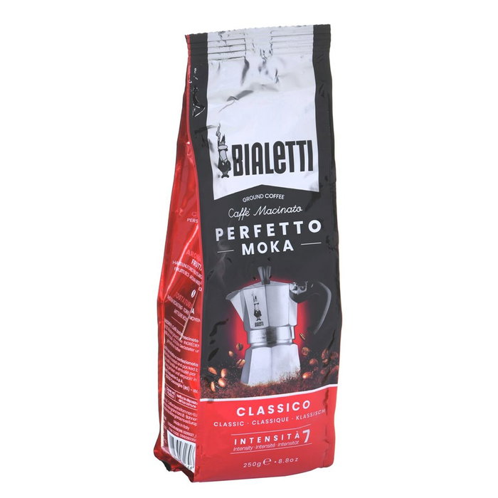 Bialetti Venus Cafetera italiana 6 tazas con Café Perfetto Moka Classico 250 g - Plata Bialetti Venus Cafetera italiana 6 tazas con Café Perfetto Moka Classico 250 g - Plata
